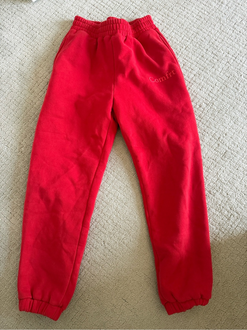 Comfrt Red Sweatpants